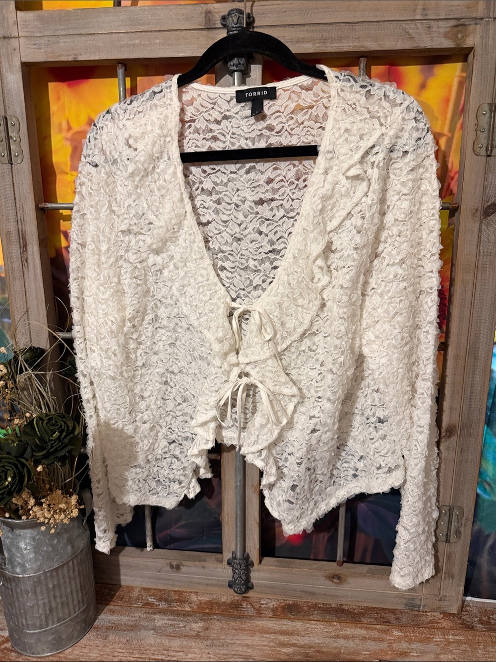 Torrid Lacey Cardigan
